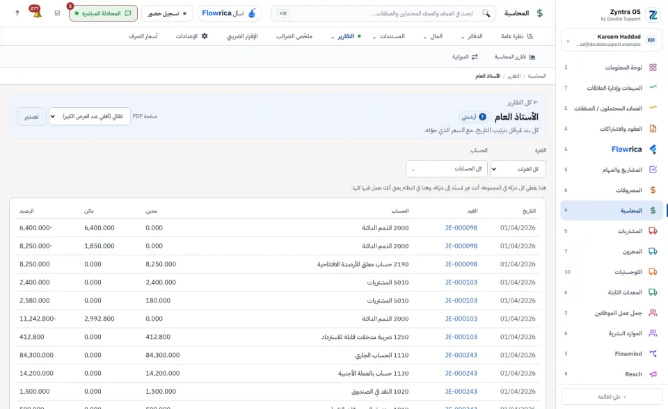الأستاذ العام