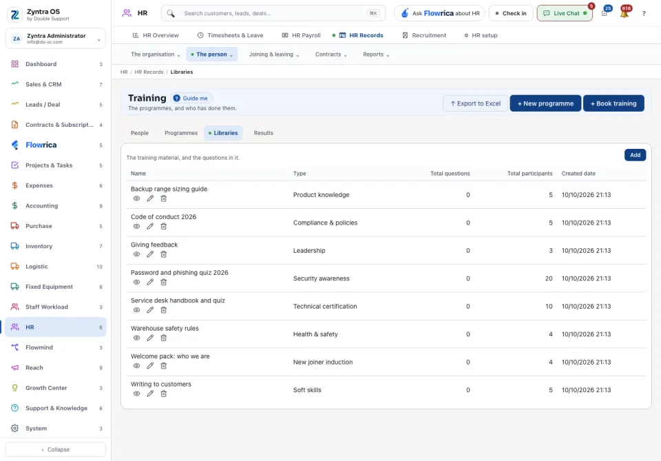 Training › Libraries