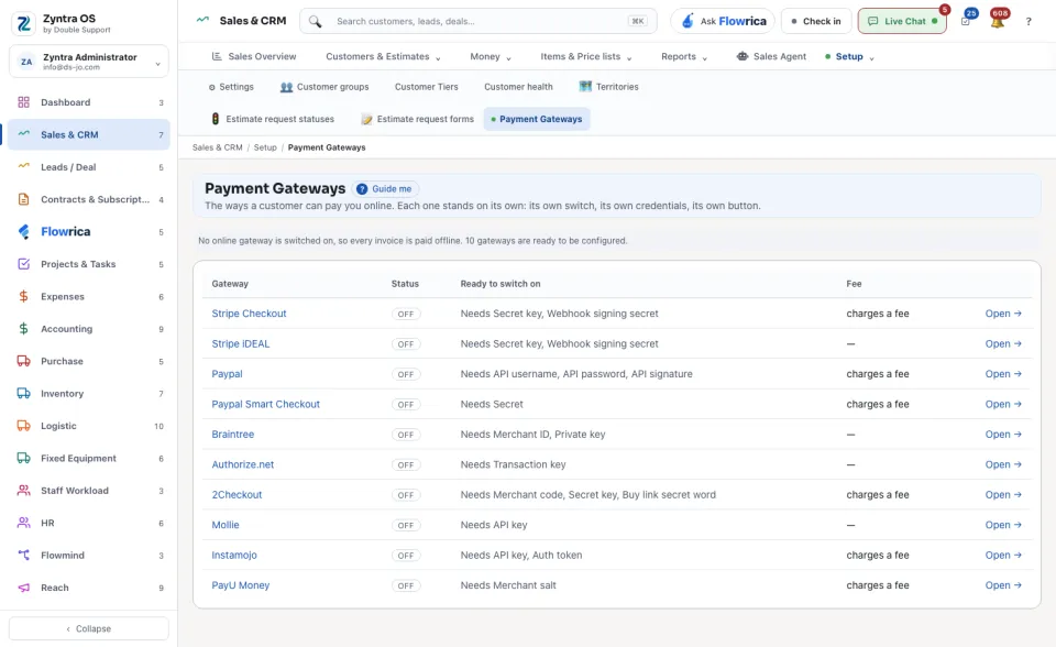 Payment Gateways