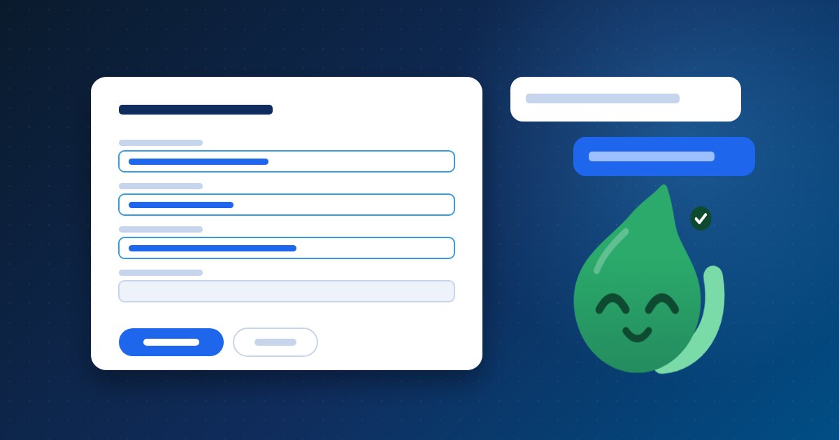 Flowrica مبتسمة بعلامة الإنجاز بجانب نموذج ملأته وينتظر الحفظ