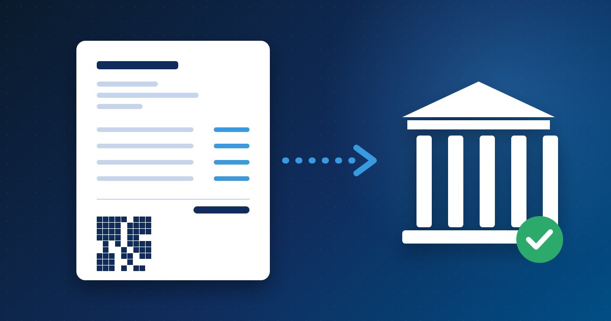 فاتورة برمز QR تُرسَل إلى جهة الضريبة وتُقبَل