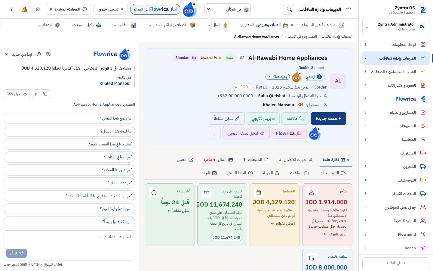 Flowrica تحكي قصة عميل تجريبي في صفحته